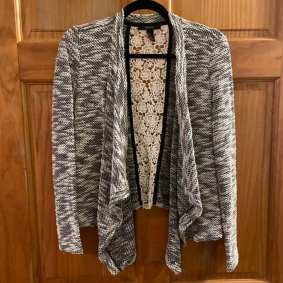 Forever 21 | Open Front Lace Cardigan - Picture 5 of 8